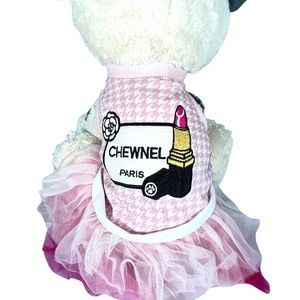 x-small chewnel Paris dress for smal dog